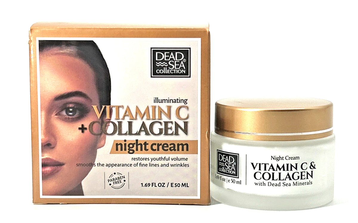 Vitamin C Collagen Night Cream - Anti-Aging Moisturizer for Youthful Skin