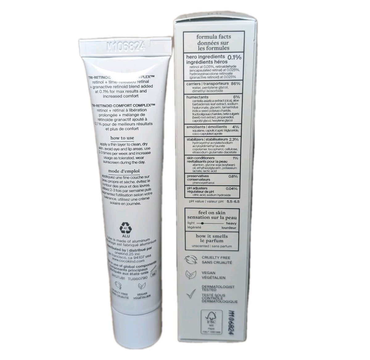 Cocokind Retinol Gel 0.1% for Fine Lines - 1 Fl Oz, New