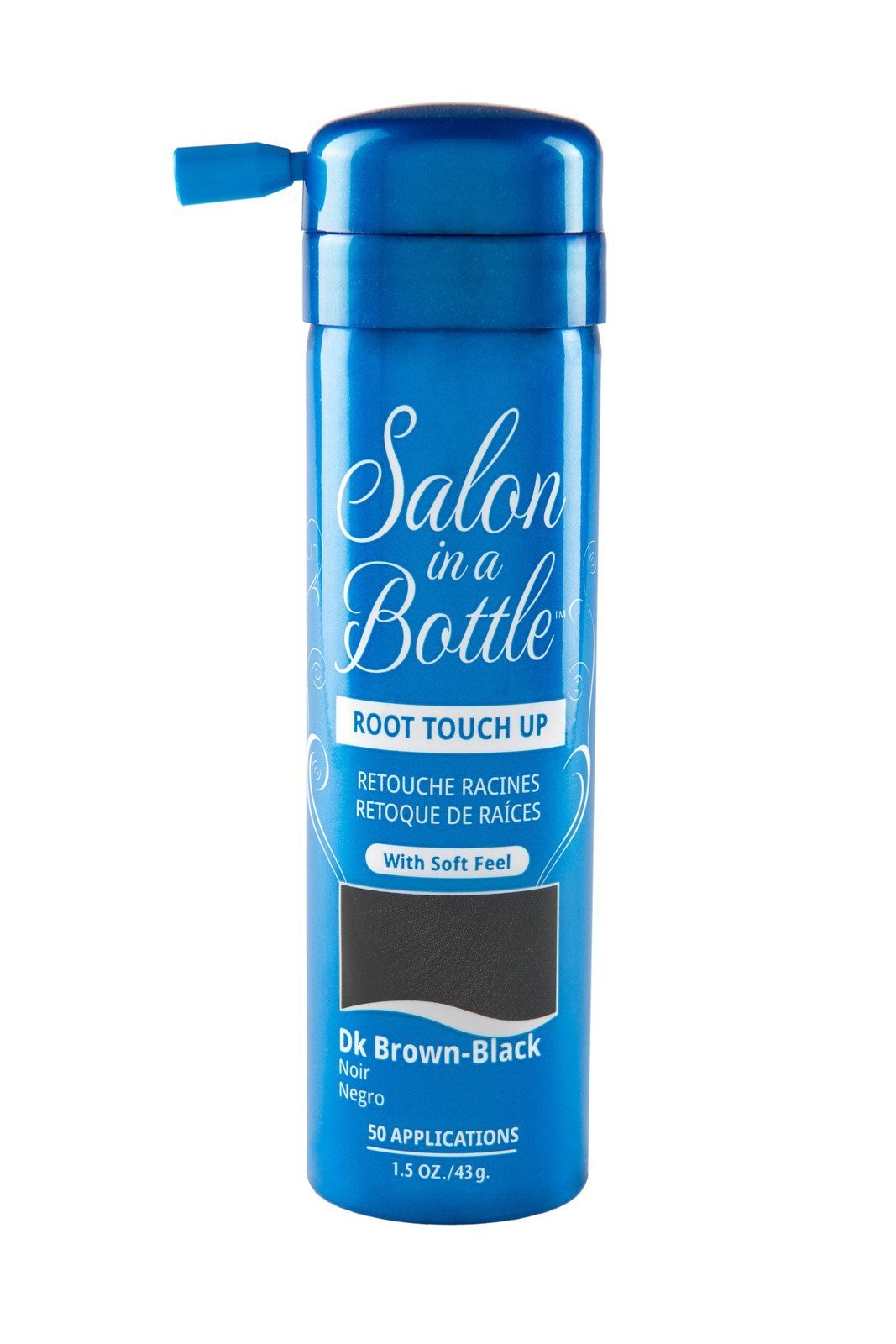 Root Touch Up Spray for Gray Hair - Darkest Brown/Black, Salon Quality