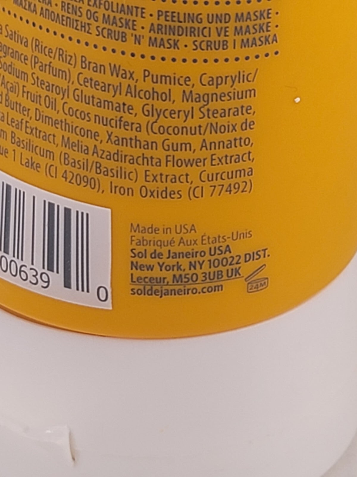 Sol de Janeiro Brazillian BOD BUFF Smoothing Scrub 'N' Mask 5.41 fl