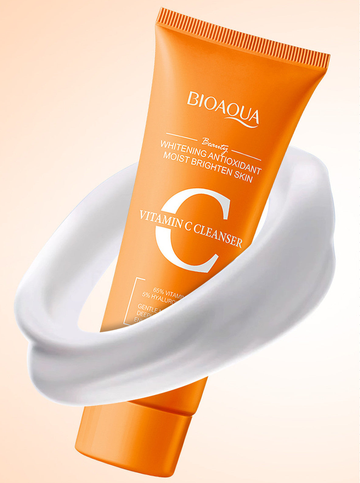 Vitamin C Facial Cleanser with Hyaluronic Acid - Antioxidant Deep Clean 100g
