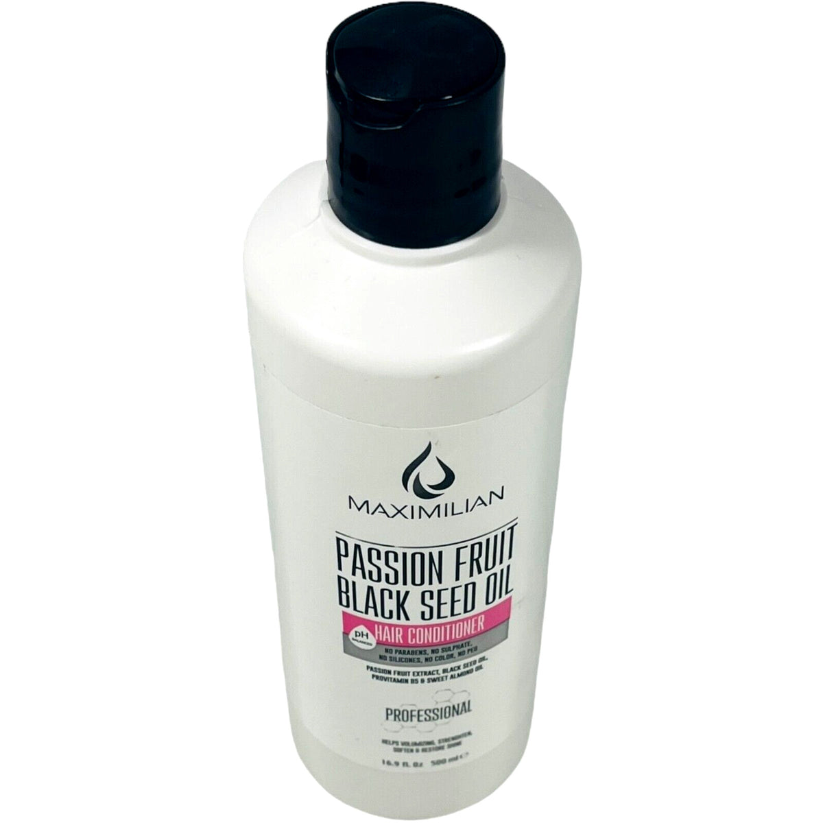 Passion Fruit Black Seed Oil Hair Conditioner 16.9 Fl Oz - Nourishing Treatment