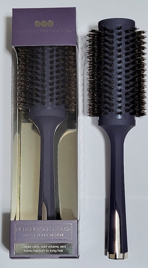 Professional Medium Round Hair Brush 10 Inch for Styling and Blow-Drying