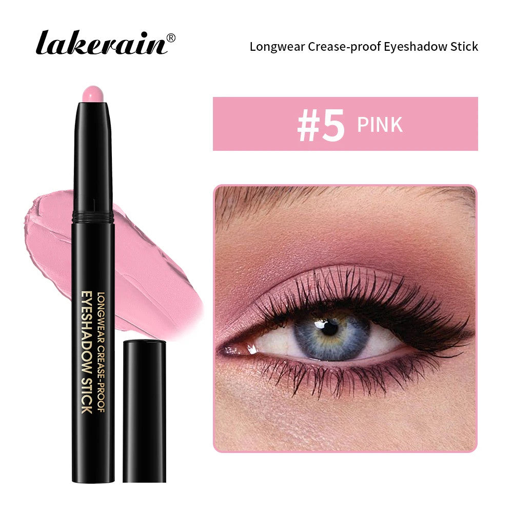 Long Lasting Waterproof Eyeshadow Pencil Set - Glitter, Shimmer & Matte