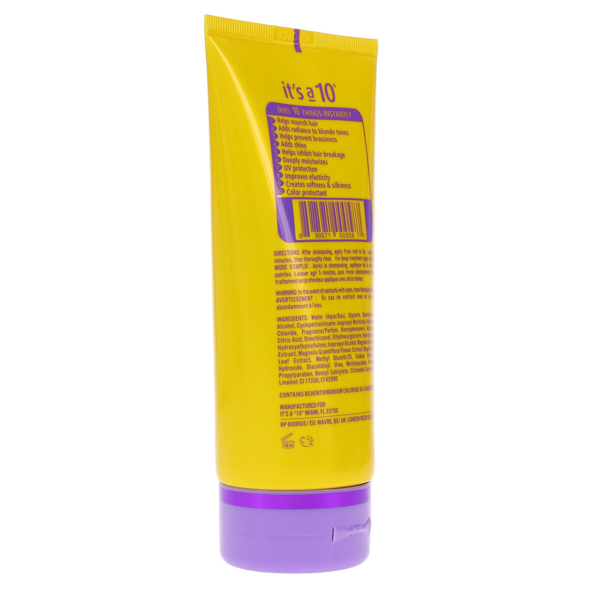 It's a 10 Miracle Blonde 5 Minute Repair Hair Treatment 5 oz