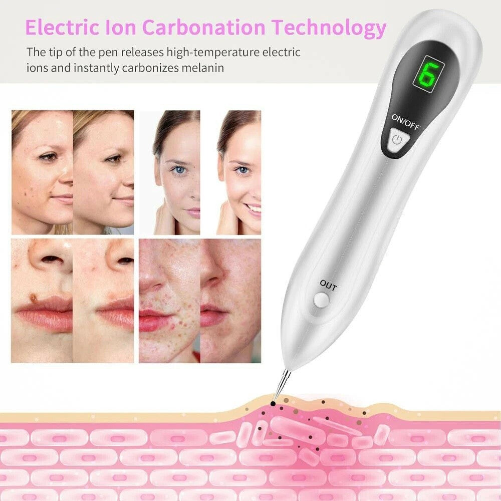 Electric Plasma Pen Mole and Skin Tag Remover for Dark Spots Warts Tattoo