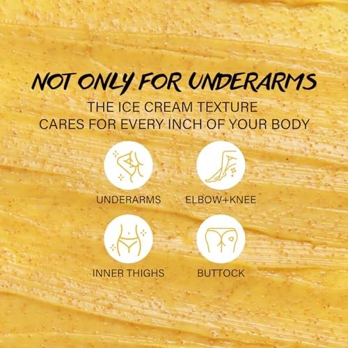Underarm Detox Scrub with Turmeric and Vitamin C for Dark Spots & Odor Control