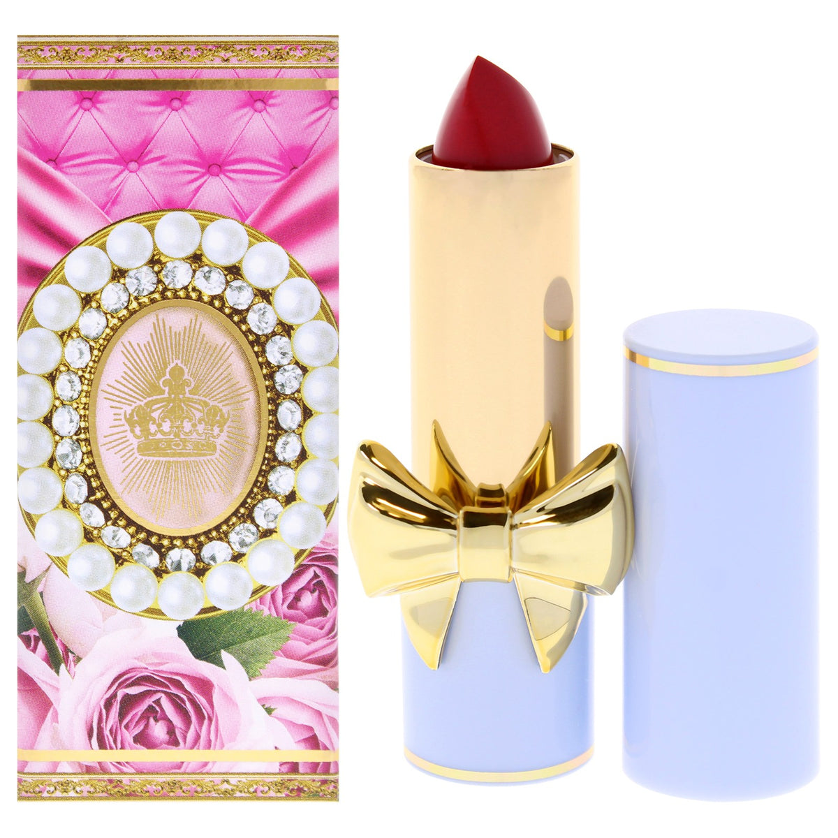 Weightless Satin Lipstick with Botanical Collagen - 0.13 oz - Raspberry Shade