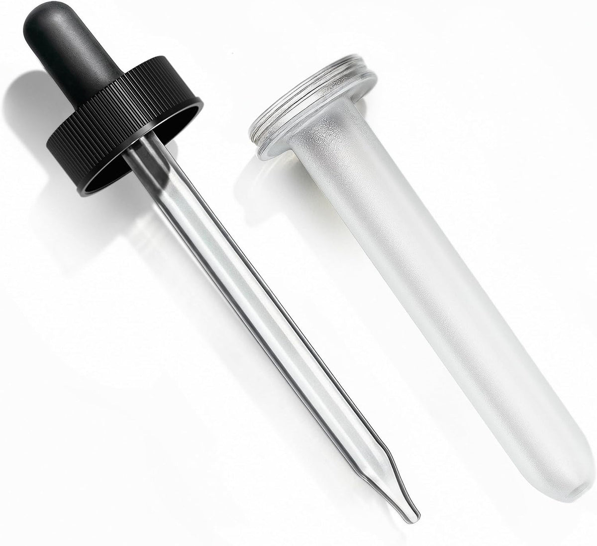 Glass Oil Dropper for 4 oz Bottles with Plastic Protector