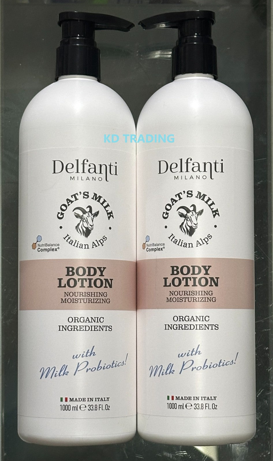 Goat's Milk Body Lotion with Hyaluronic Acid - 2 Pack