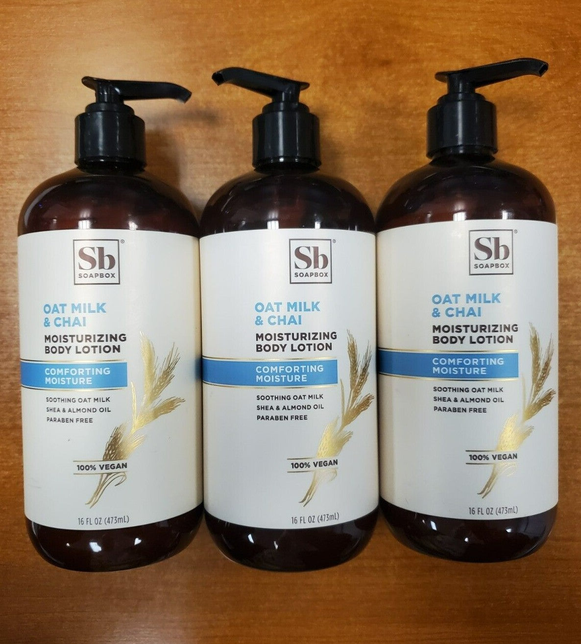 Oat Milk & Chai Body Care Set - 3 Pack