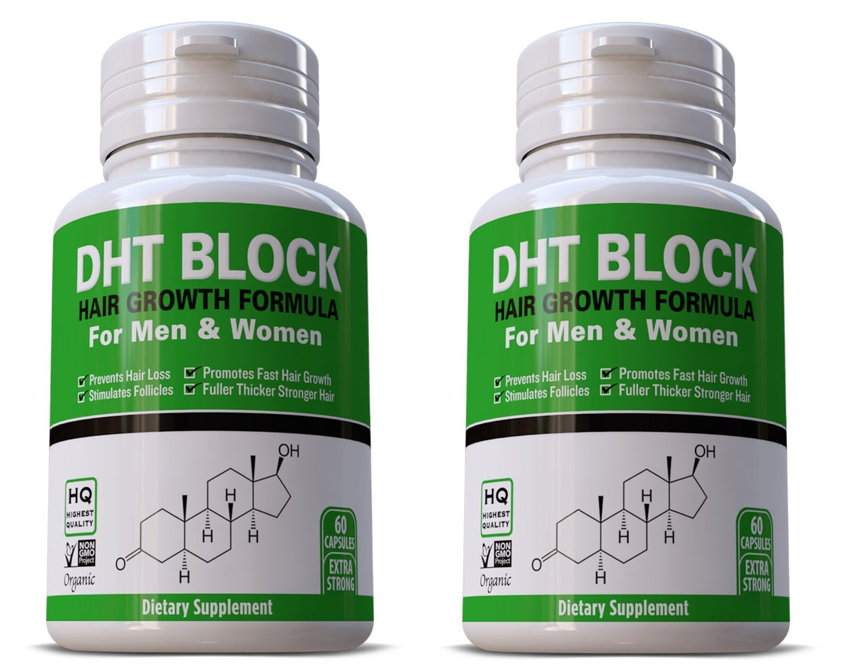 DHT Blocker Hair Growth Supplement 1000mg - 120 Capsules