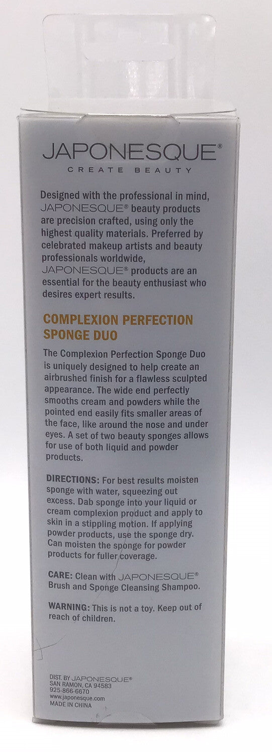 Makeup Sponges Duo Pack - Teardrop Cosmetic Blenders for Foundation & Face