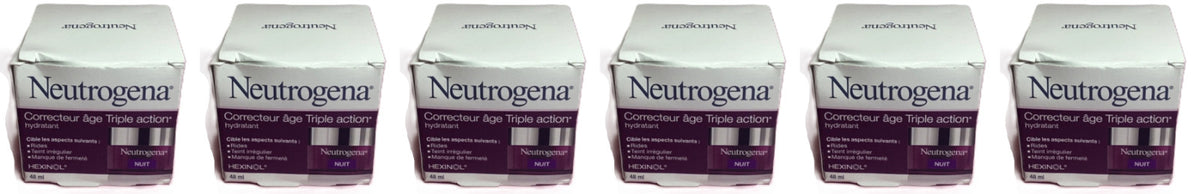 Anti-Aging Night Face Moisturizer 6 Pack - Hydrating & Rejuvenating