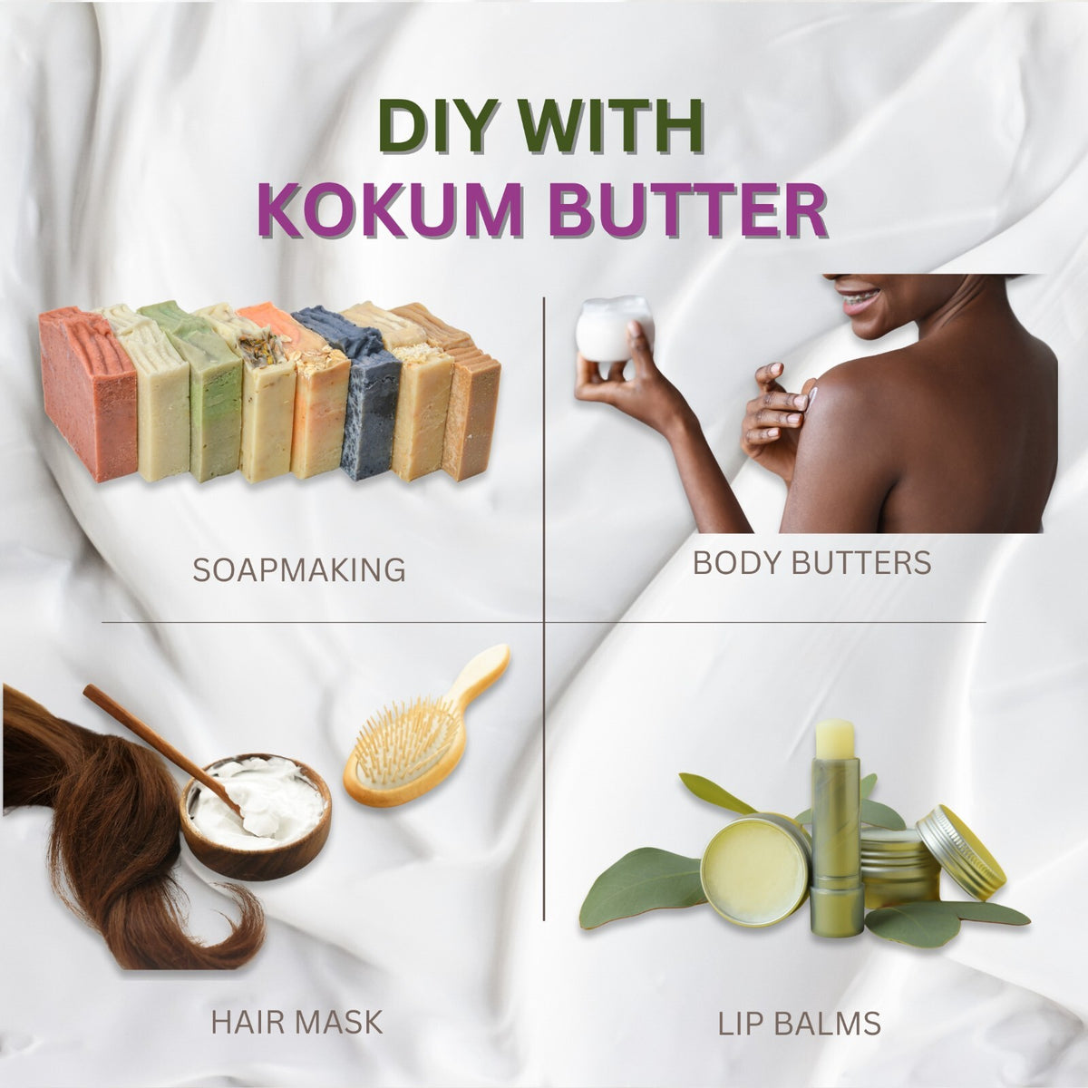 Kokum Butter 8 oz. | 100% Pure Raw Cold Pressed Natural