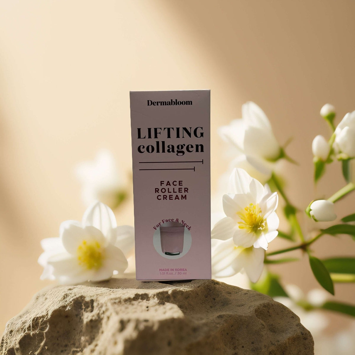 Collagen Face & Neck Cream with Roller Applicator - Firming & Lifting