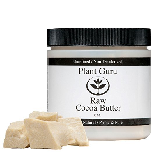 Raw Cocoa Butter 8 oz. FOOD GRADE 100% Pure Natural Unrefined Organic