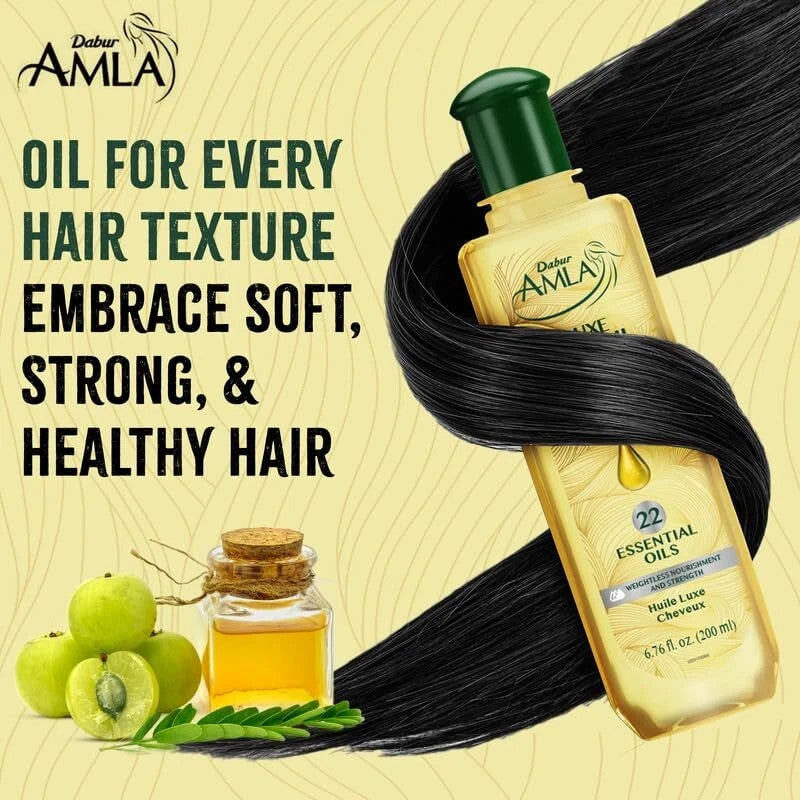 Weightless Amla Hair Oil with 22 Essential Oils - Nourishing 200ml
