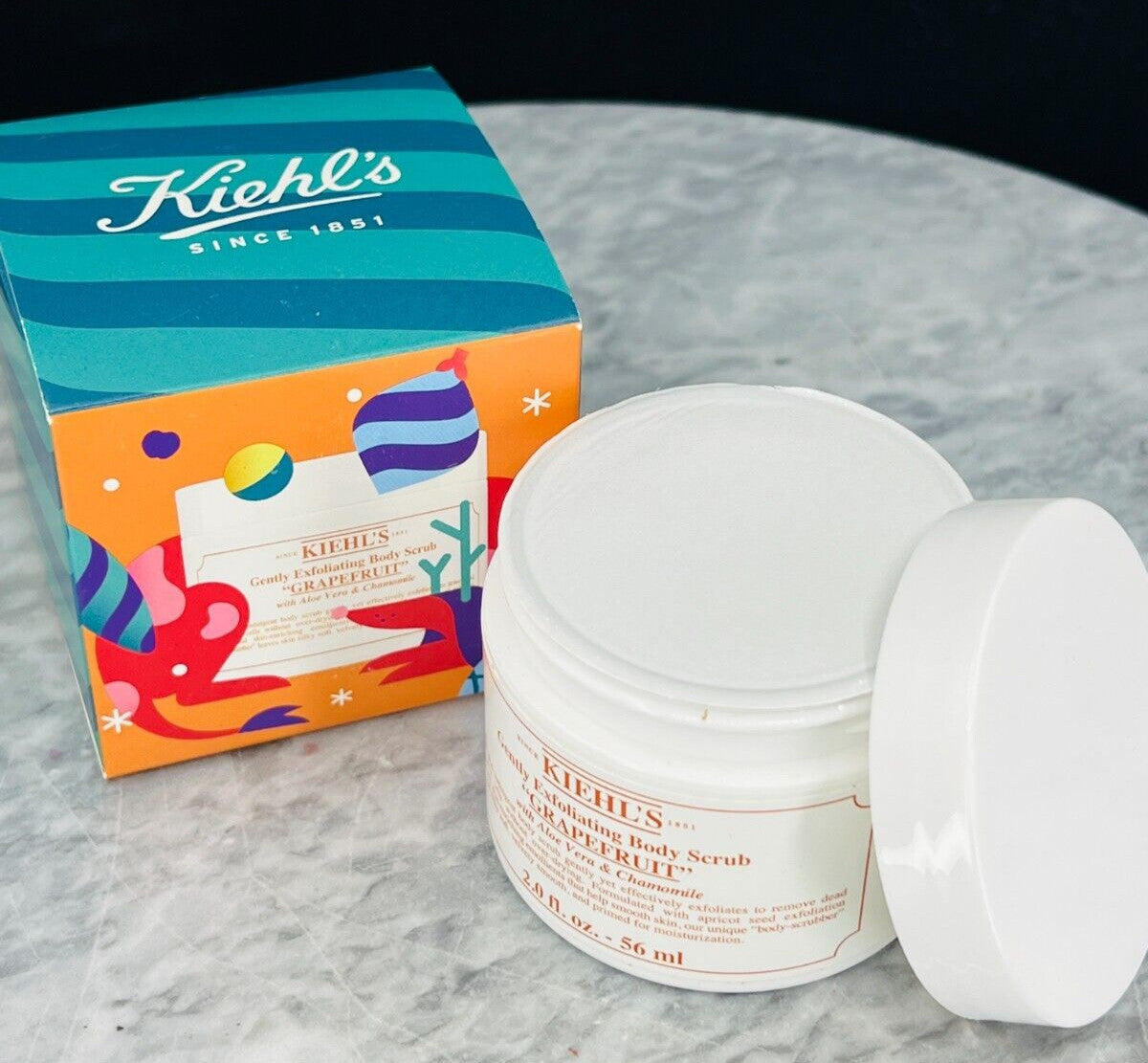 KIEHL'S Janine Rewell Gently Exfoliating Body Scrub GRAPEFRUIT 2oz 56