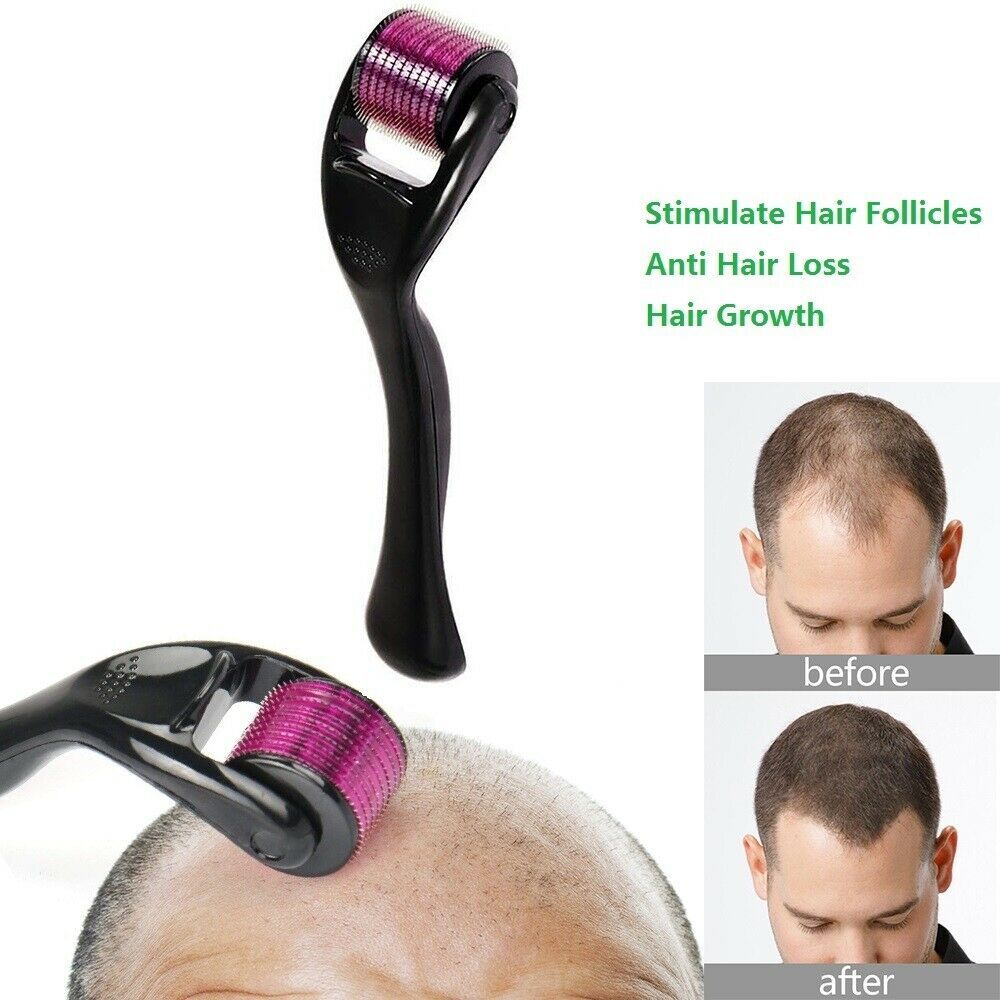 Beard Derma Roller for Hair Growth 0.5mm Titanium Micro Needling Tool