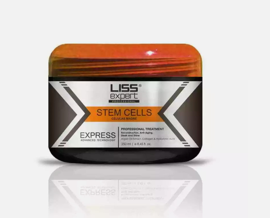 Keratin Hair Smoothing Kit with Stem Cells - Professional Treatment for Frizz-Free, Healthy Hair