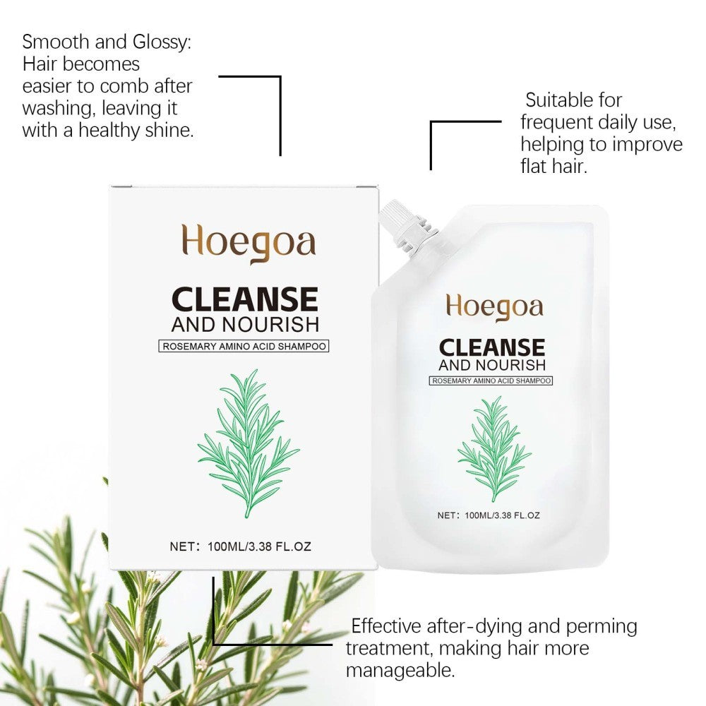 Hair Growth Shampoo for Thinning Hair - Rosemary Amino Acid 3-Pack