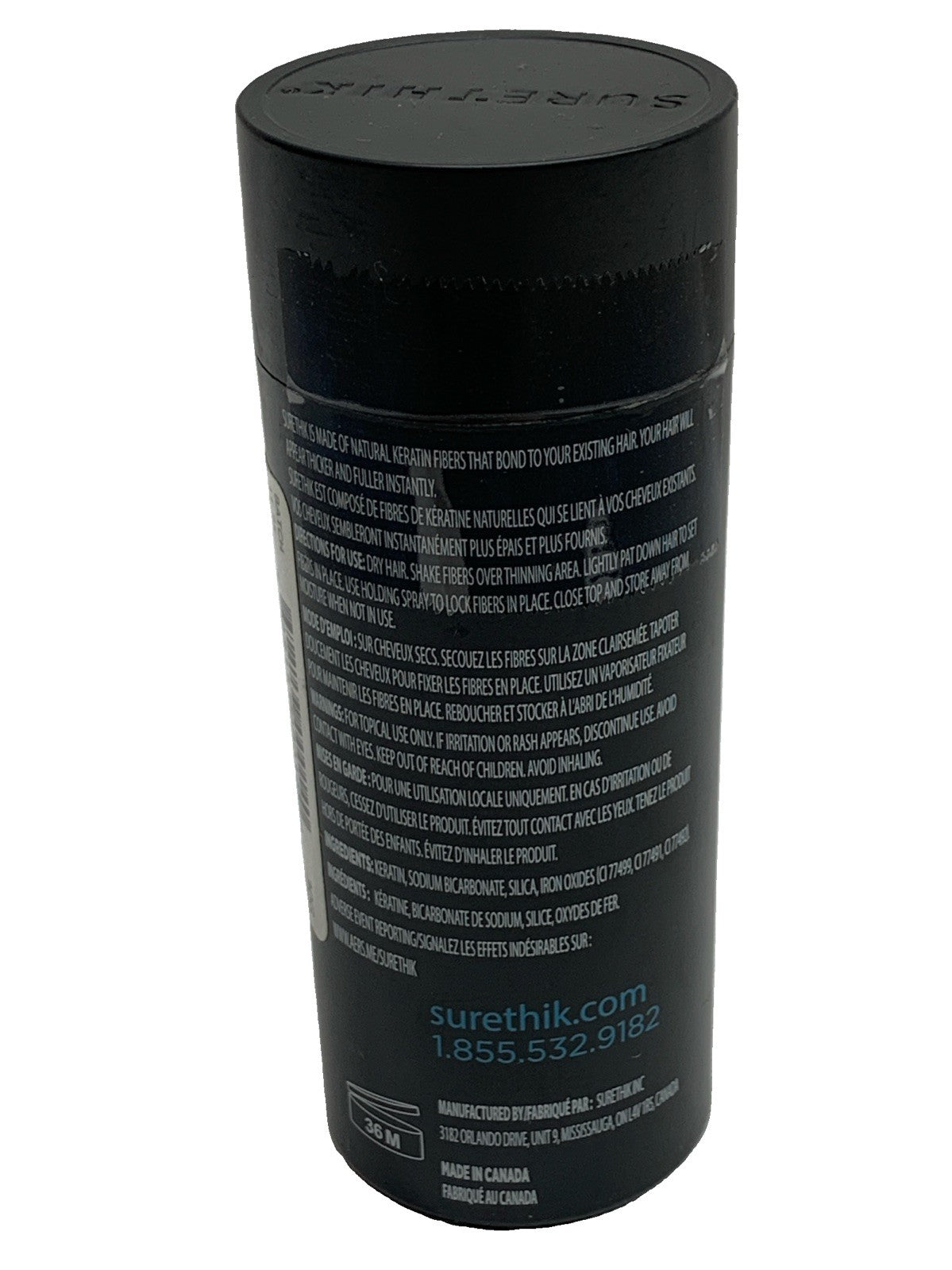 SURETHIK Hair Thickening Fibers 30g Fills Thinning for Visibly Fuller