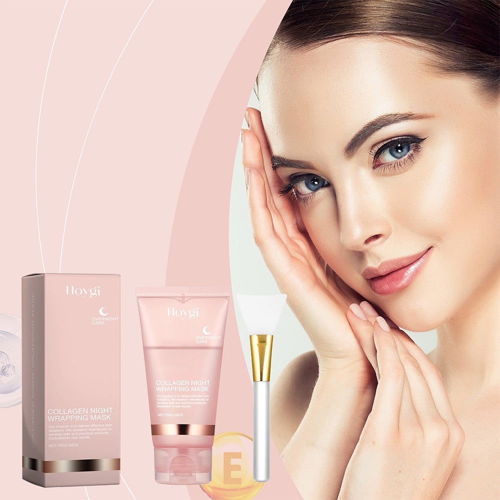 Collagen Night Peel-Off Mask - Overnight Wrapping Facial, 75g x 2