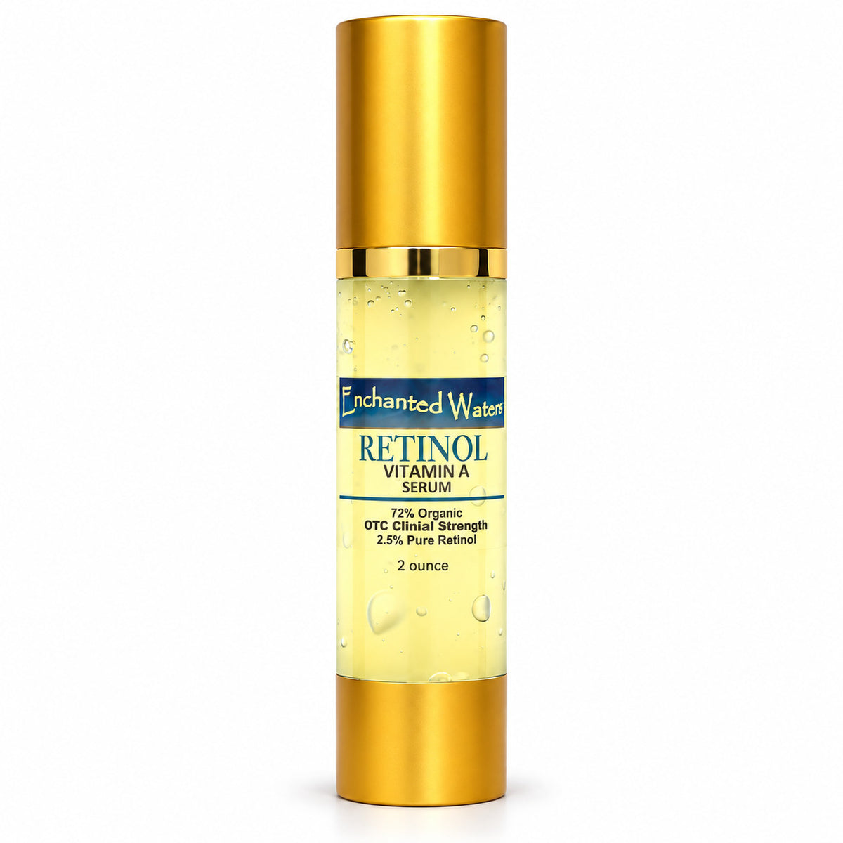 Retinol Serum 2.5% Vitamin A + Hyaluronic Acid Anti-Aging Face Treatment