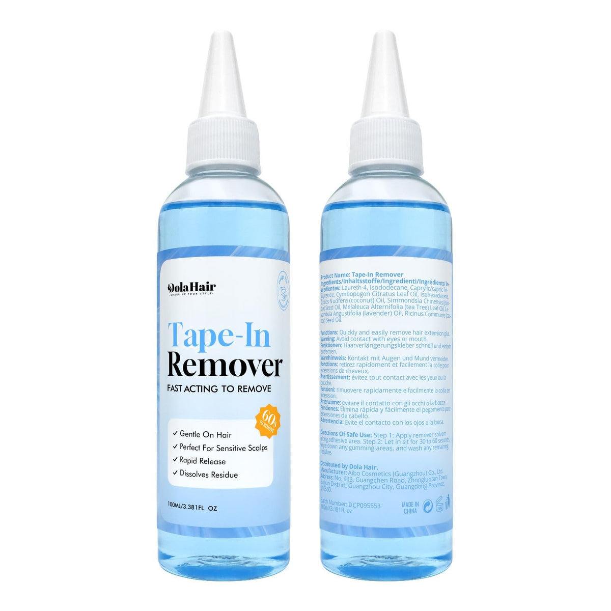 Tape-In Hair Extension Remover Spray for Lace Adhesive - Easy & Residue-Free