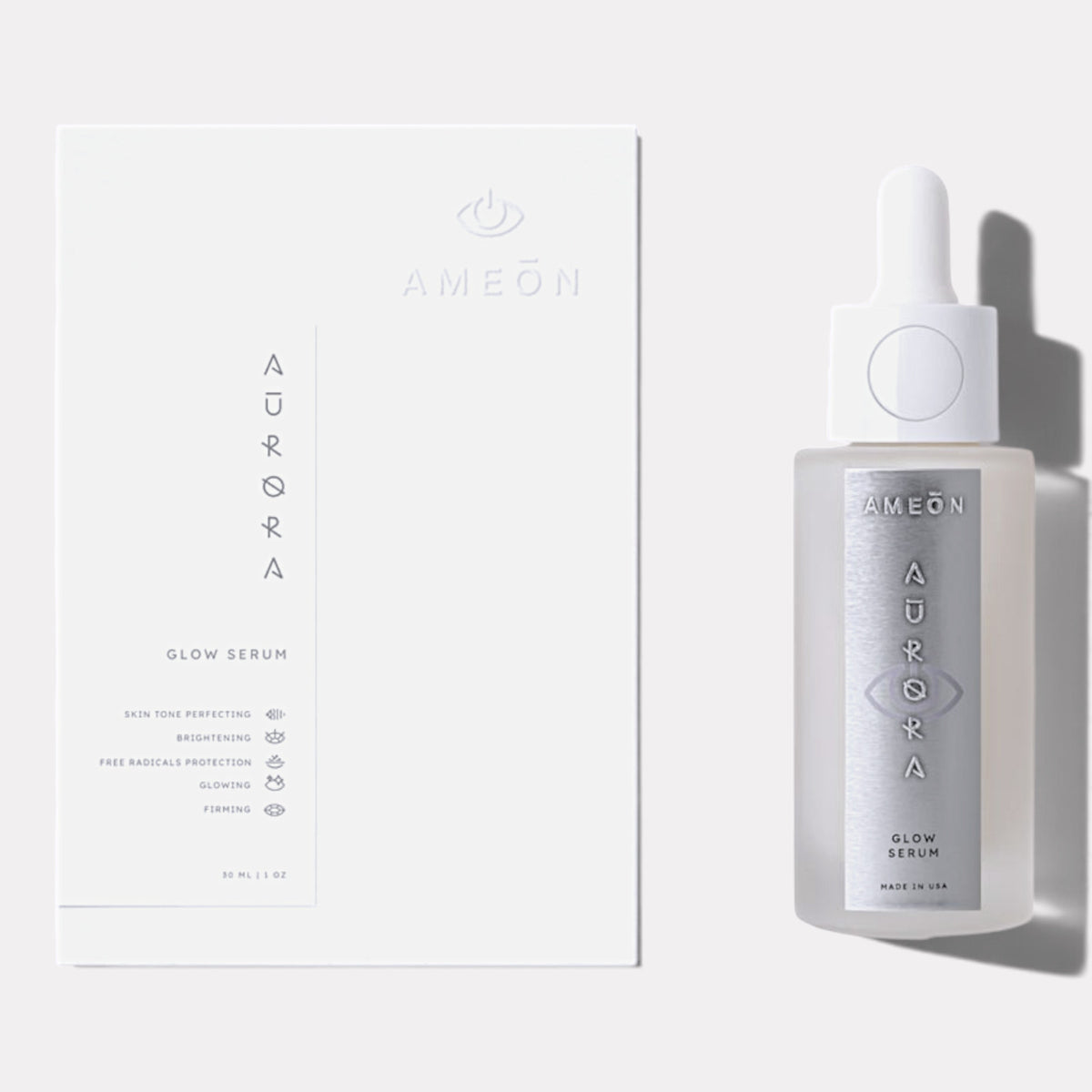 Skincare Set with Ice Cubes, Serum & Moisturizer - Gift Box