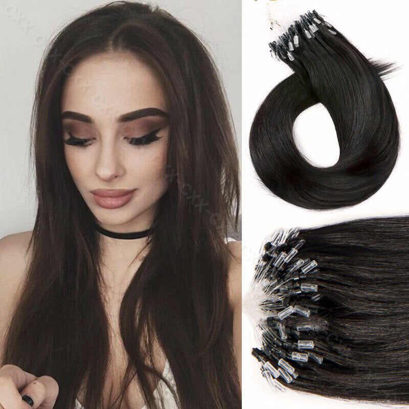 150g Micro Loop Hair Extensions Human Hair - Nano Bead Micro Links