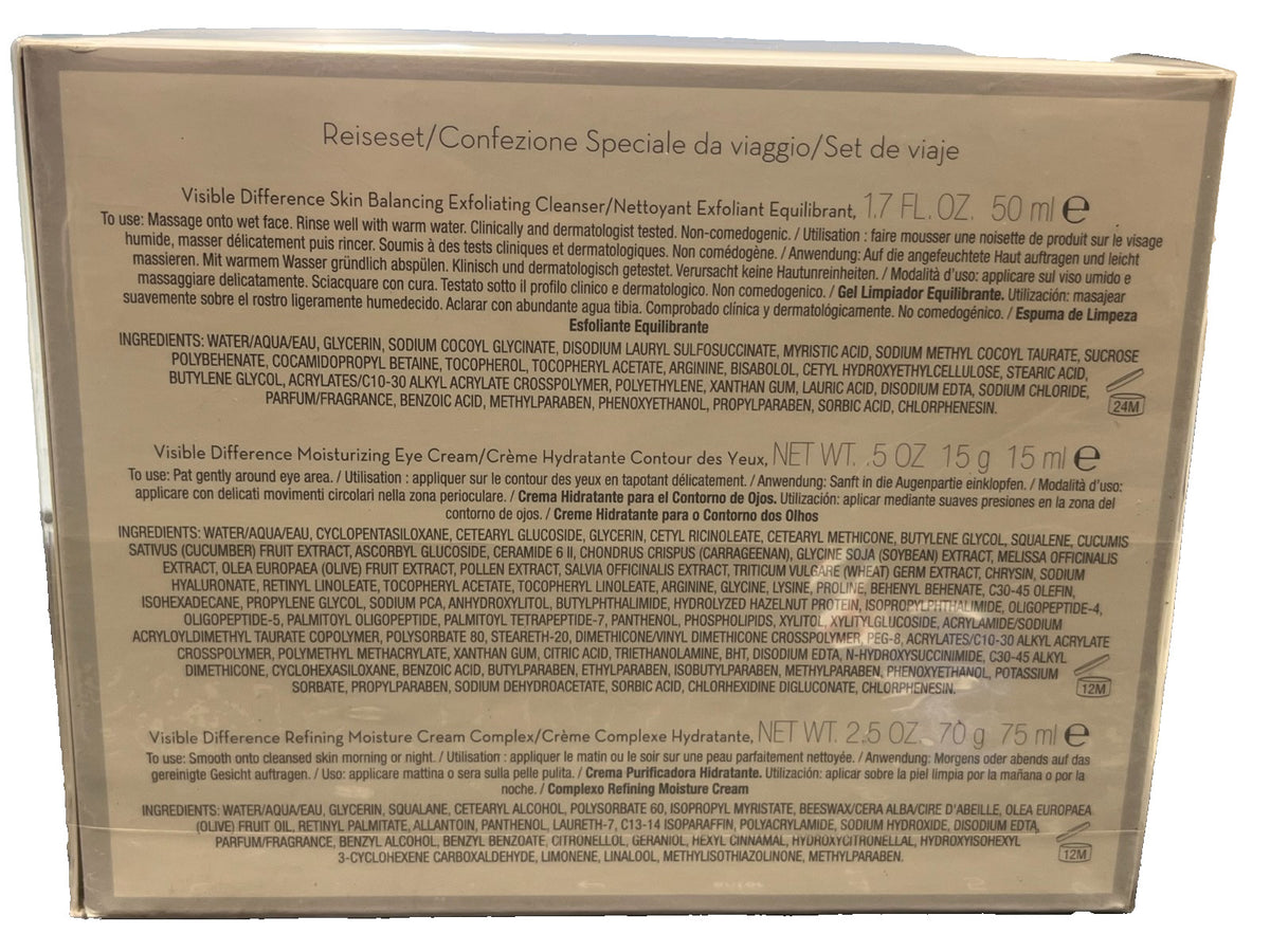 Elizabeth Arden Visible Difference Skincare Set - Moisturizer, Cleanser & Eye Cream