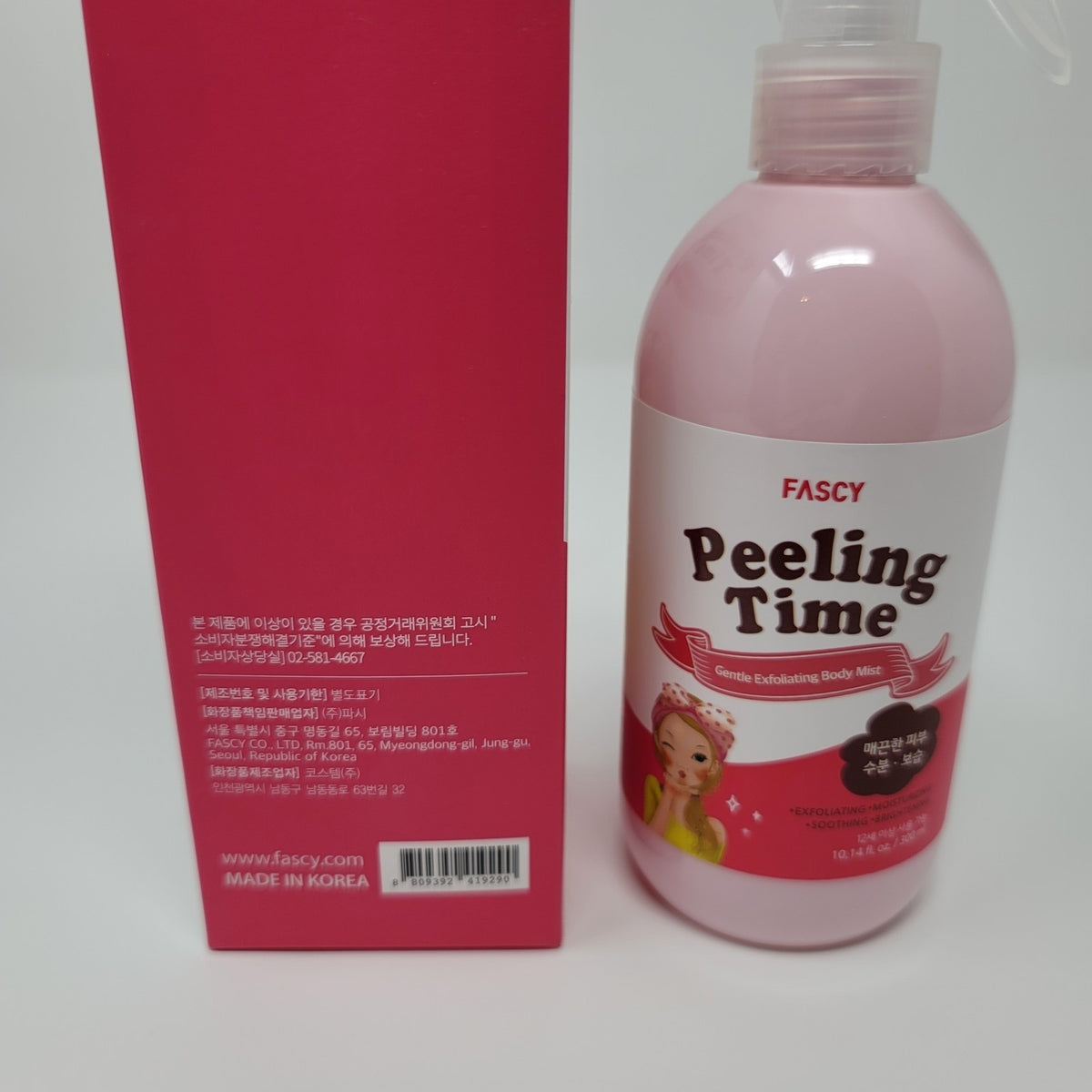 K Beauty Fascy Peeling Time Gentle Exfoliating Body Mist Spray 10.14