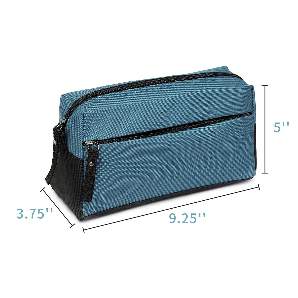 Waterproof Travel Toiletry Bag with Separate Compartments - Silver Blue