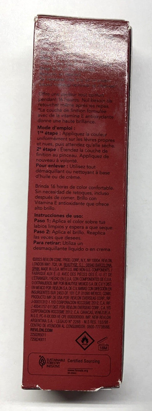 Revlon Colorstay Overtime 16HR Lip Color #380 Always Sienna - Long Lasting Shine