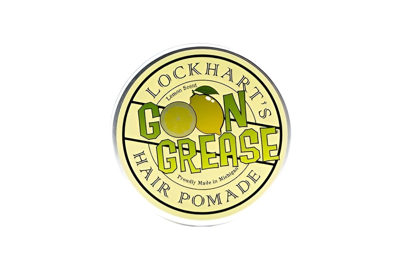 Heavy Hold Hair Pomade with High Shine - Lemon Scent, 3.4 oz