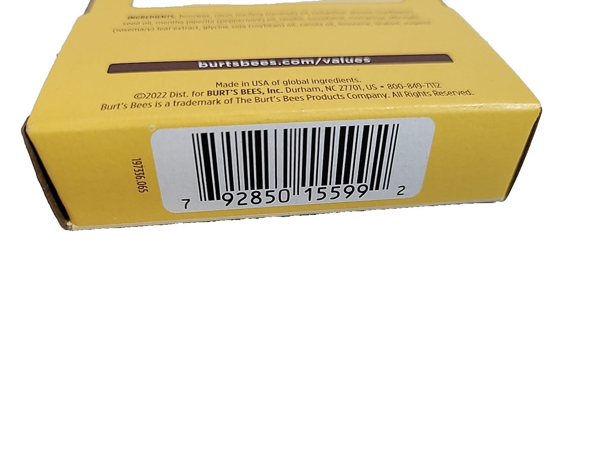 4-Pack Burt's Bees Lip Balm Beeswax 0.15 Oz - Natural Moisturizing Lip Care