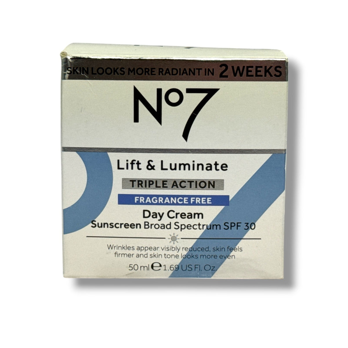 No7 Lift & Luminate Triple Action Day Cream SPF30 Fragrance-Free 50ml