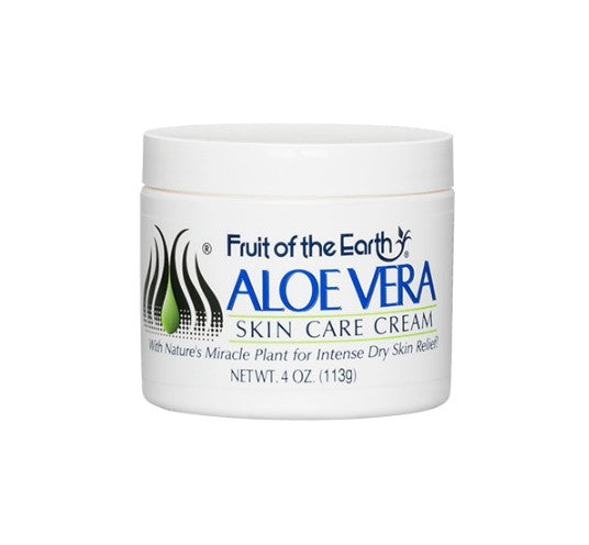 2 Pack Fruit Of The Earth Aloe Vera Skin Care Cream, 4 oz