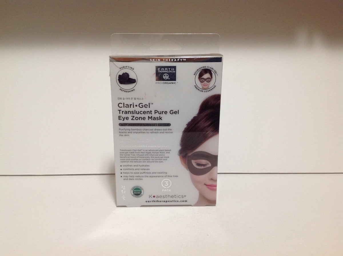 ClariGel Pure Gel Eye Mask with Bamboo Charcoal - 3 Masks