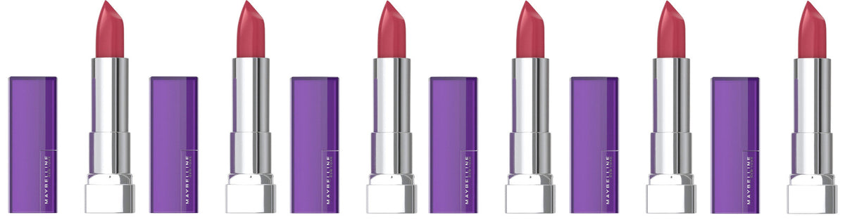 Maybelline Color Sensational Lipstick Cream Finish 435 Plum Perfect 6-Pack