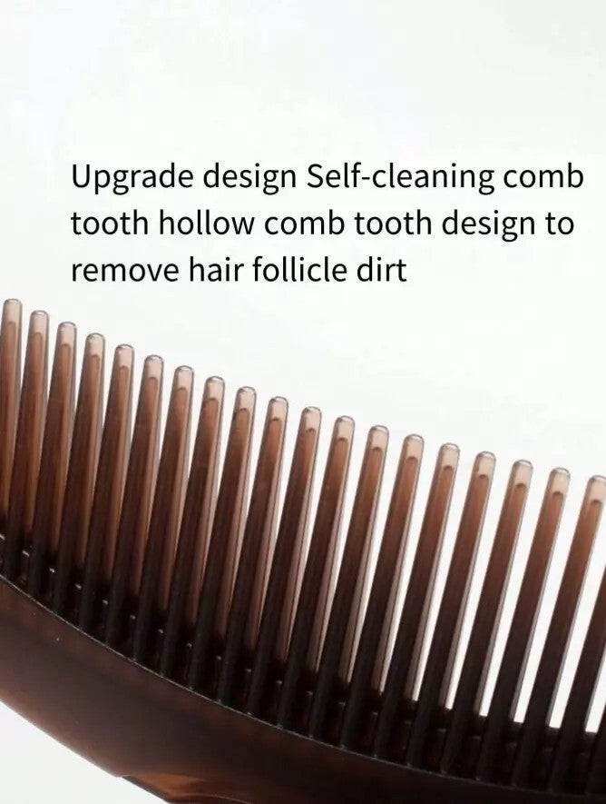 Dandruff Comb Hair Scalp Detox & Massage Comb with Hollow Teeth