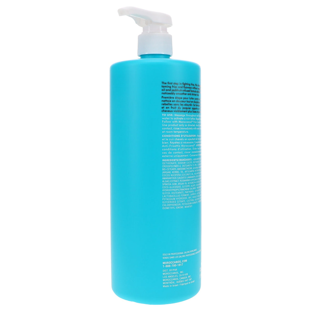 Moroccanoil Frizz Control Shampoo 33.8 oz - Smoothing, Hydrating Hair Care