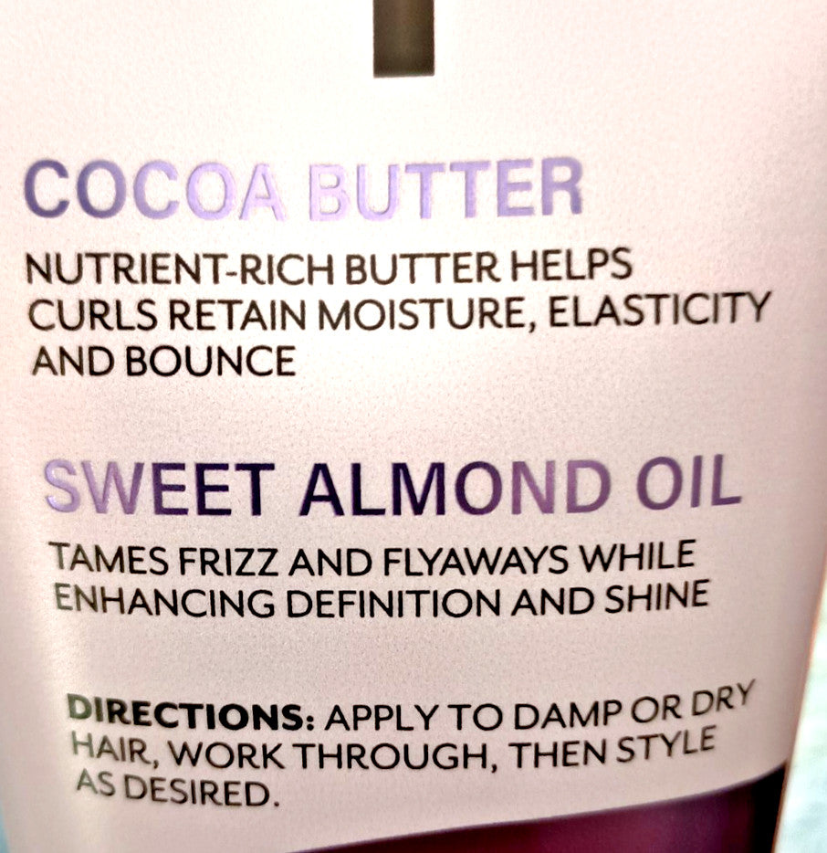 Curl Shaping Jelly with Cocoa Butter and Almond Oil - 8 oz for Curly Hair