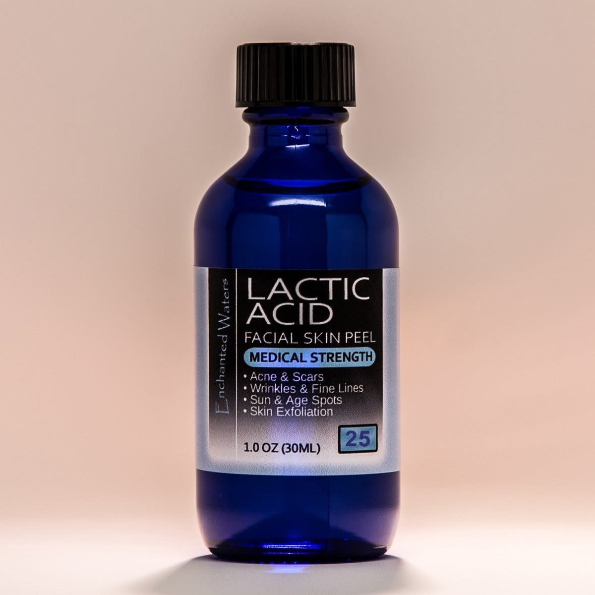 Lactic Acid Skin Peel 25% with Organic Aloe Vera Gel - Facial Exfoliation Kit