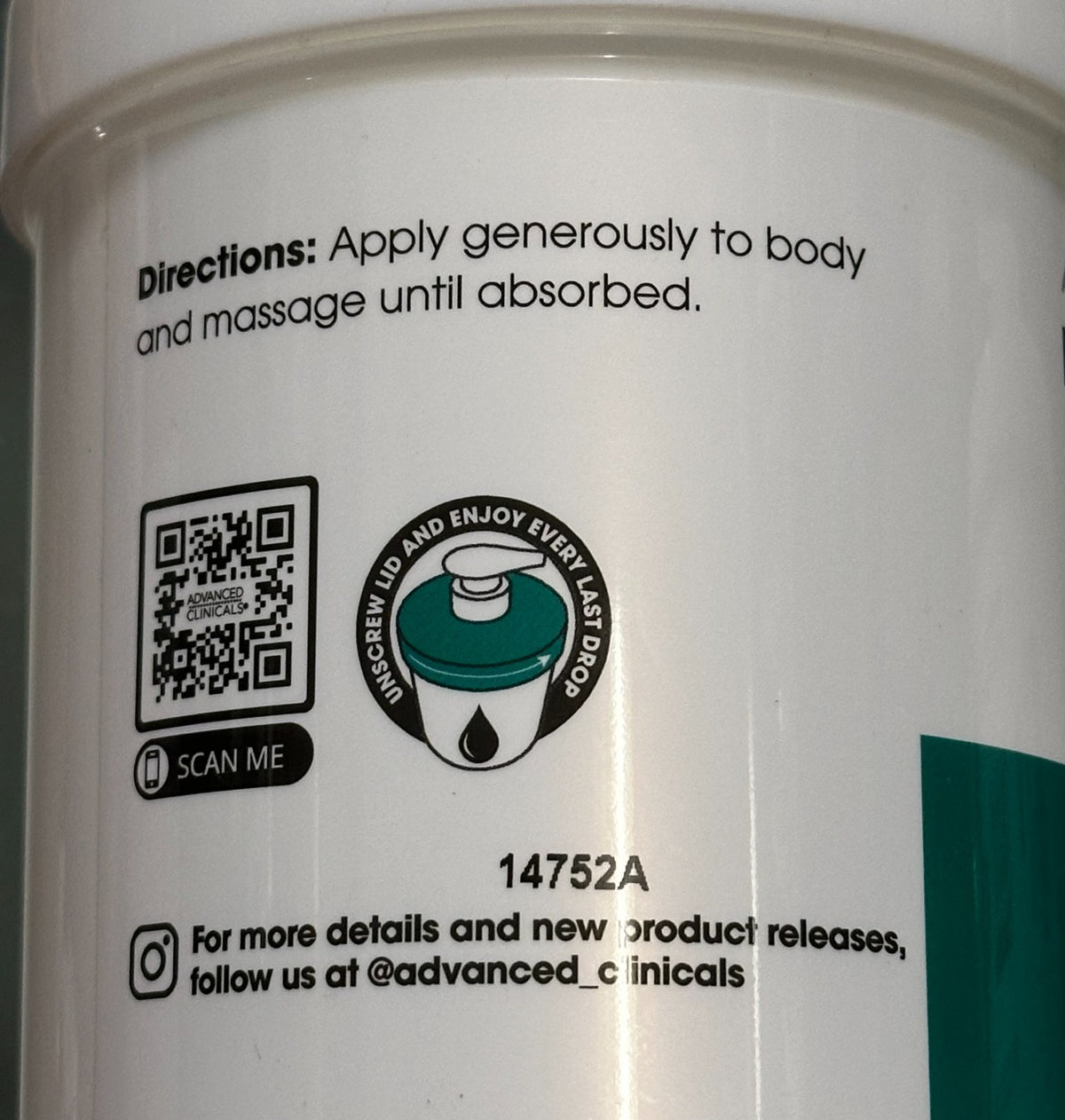 Advanced Clinicals Retinol Niacinamide Hyaluronic Body Cream 2-Pack - Firming & Hydrating