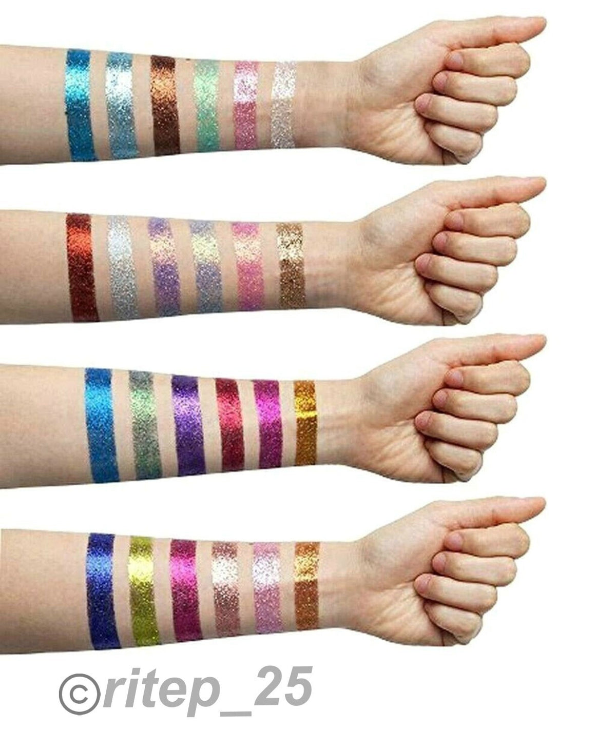 25 Color Eyeshadow Palette with Shimmer & Matte Finishes - Long Lasting Makeup