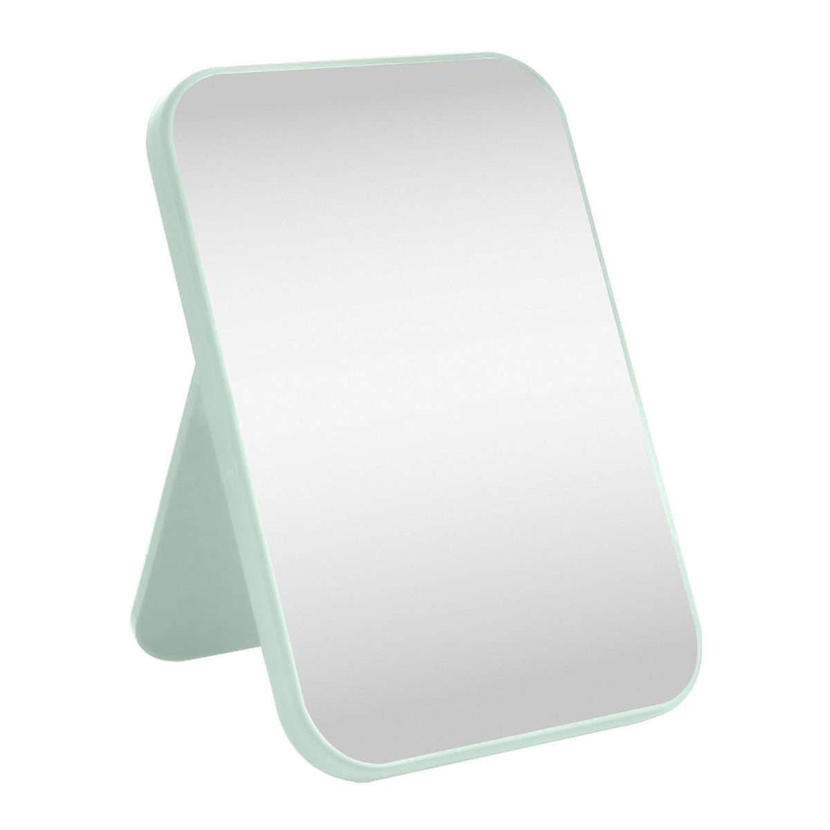 8 Inch Foldable Desktop Makeup Mirror with Stand & Wall Hanging