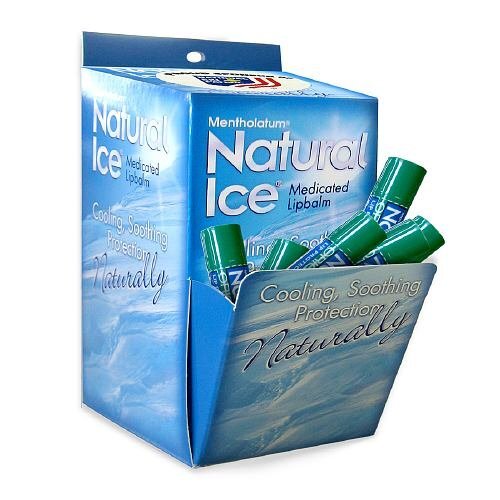 SPF 15 Lip Balm - Mentholatum Natural Ice, Moisturizing & Sun Protection
